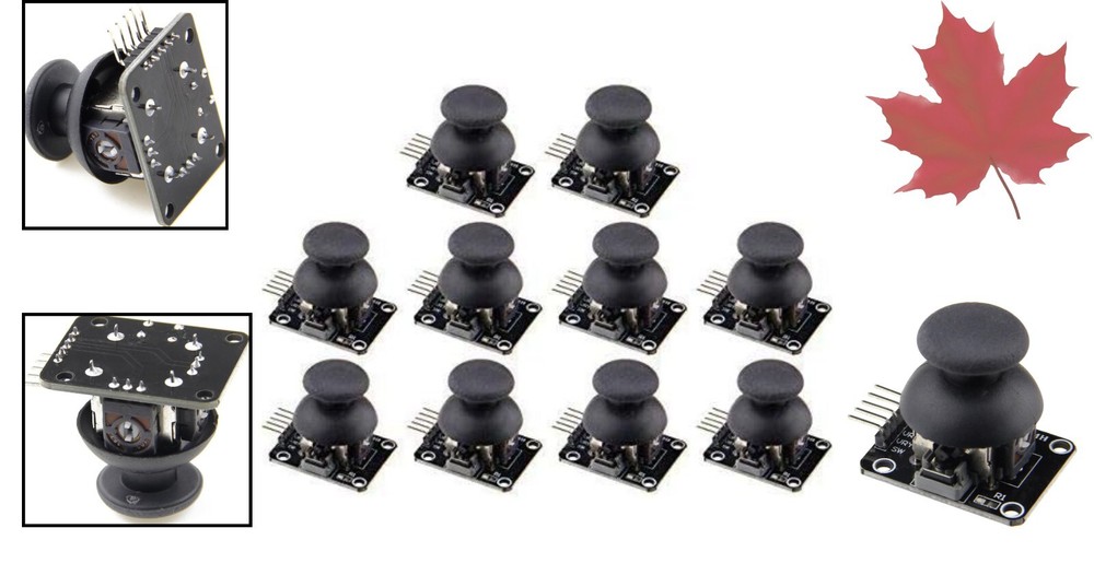 10 PCS High-Quality Game Controller Joystick Breakout Module for Arduino PS2