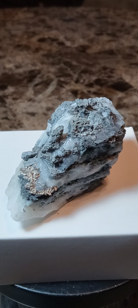Silver Calcite Mineral from Morocco