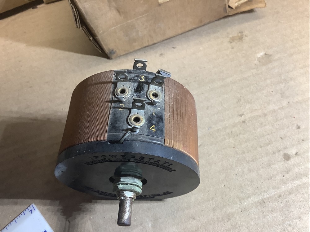 NOS Superior Electric Powerstat Variac Type 10 Variable Transformer in Box