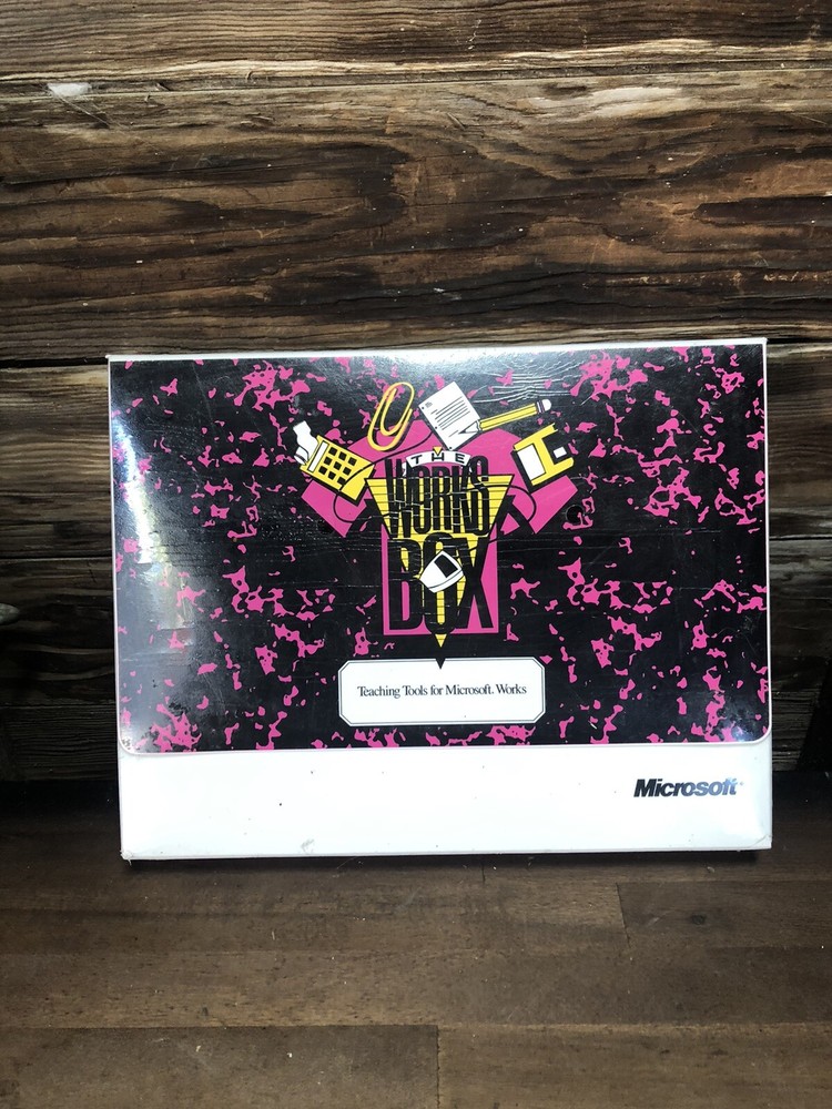 Vintage Microsoft The Works Box NOS Rare