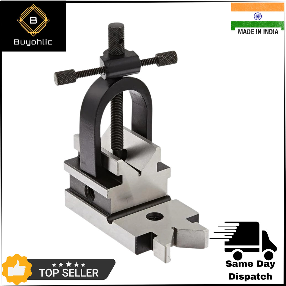 Hardened Steel Multi-Use Vee Block & Clamp Set, Precision Ground