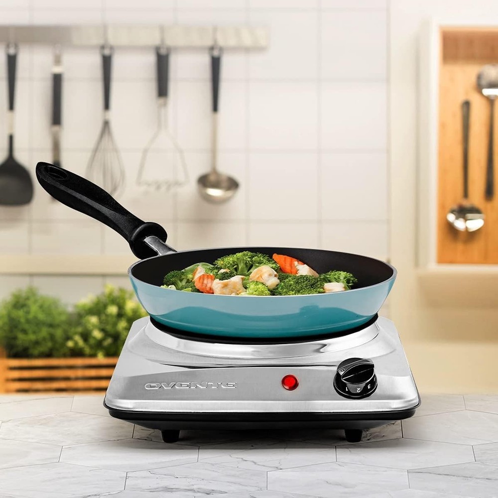 Electric Countertop Single Burner - Silver