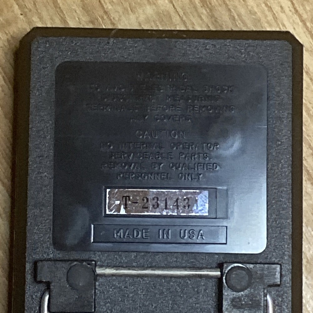 Vtg Omega HH21 Microprocessor Thermometer Works But Untested No Probe