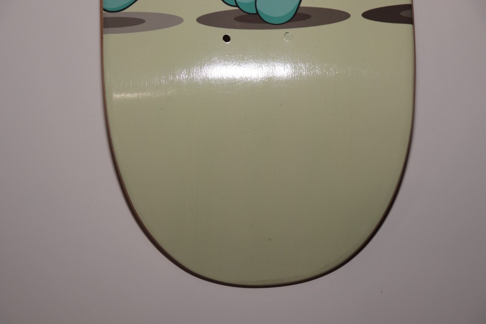 Dalek Space Monkey SIGNED Skateboard Deck Art - Navy Blue