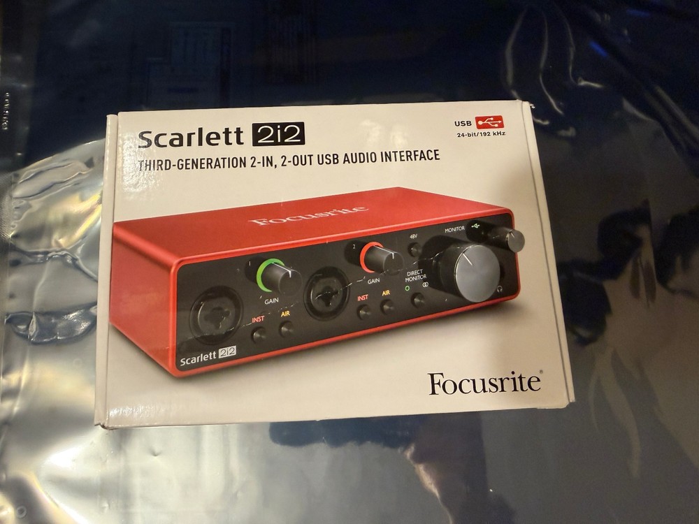 Focusrite Scarlett 2i2 3rd Gen 2X2 USB Audio Interface
