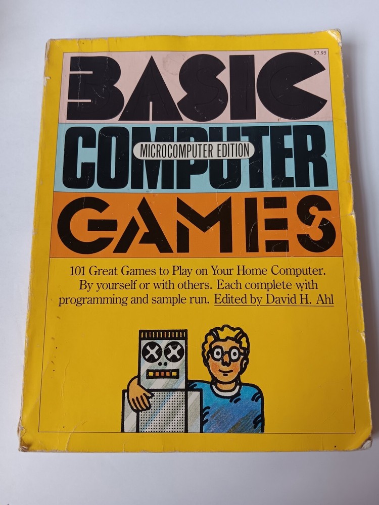 Basic Computer Games Micro Edition Creative Computing Softcover Book 101 Games