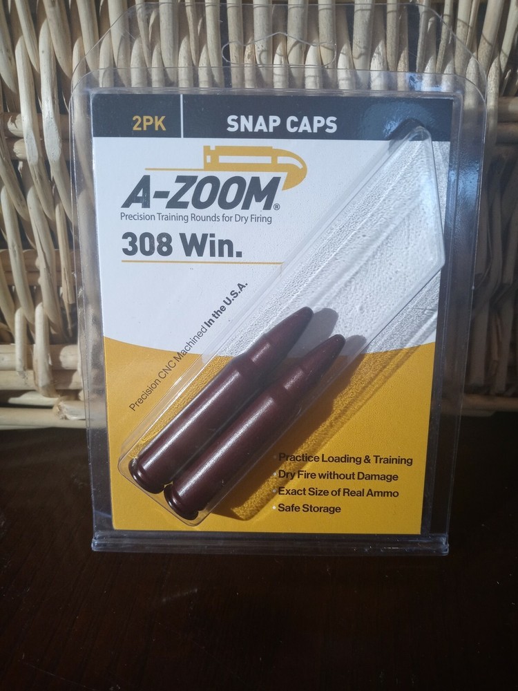 A-Zoom 308 Win. 2 Pk Snap Caps
