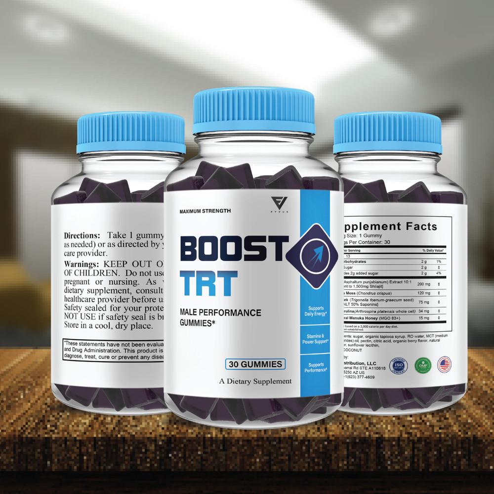 (2 Pack) Boost TRT Gummies, Boost TRT Advanced Formula Support (2 Month Supply)