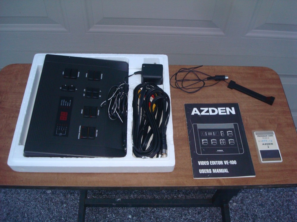 Azden Video Editor VE-100 - Original Box with Cords - Nice Cond.