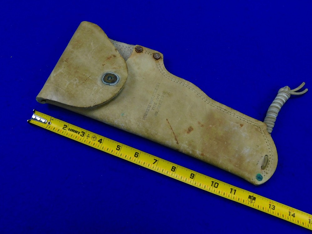 US WW2 Large Folding Machete Leather Sheath Scabbard