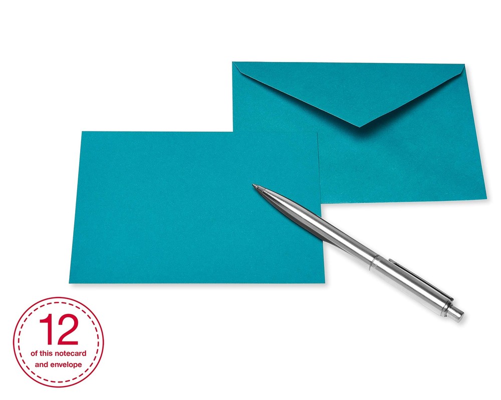 Single Panel Blank Cards with Envelopes, Earthtone Colors (100-Count)