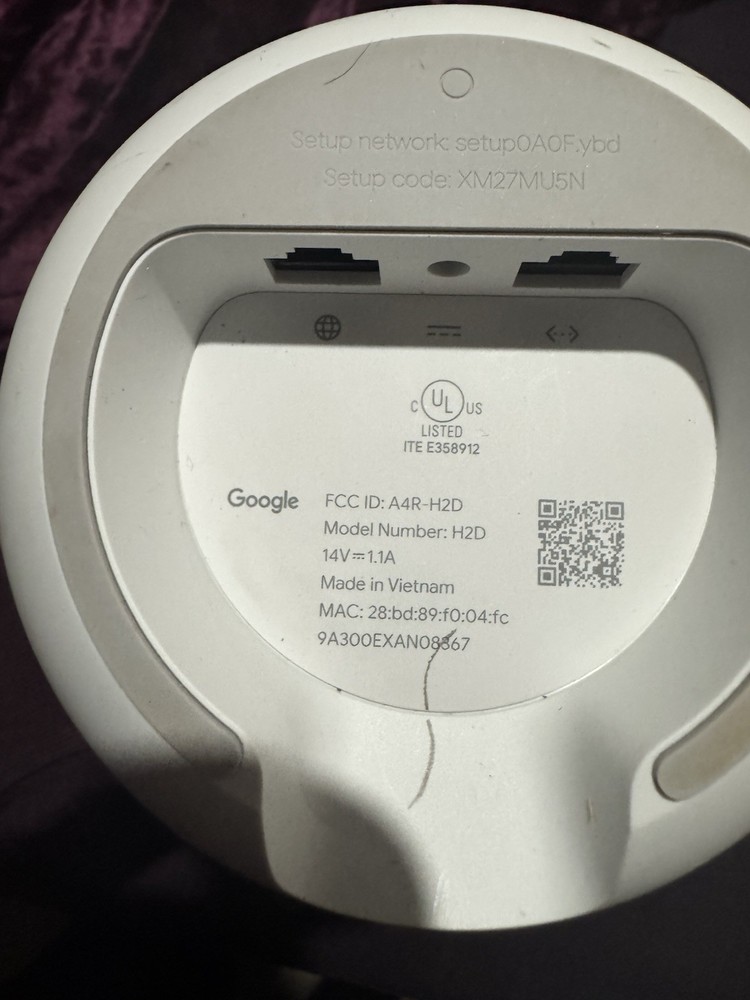 Google Nest WiFi Mesh System – Router H2D + 2 Points H2E – AC2200