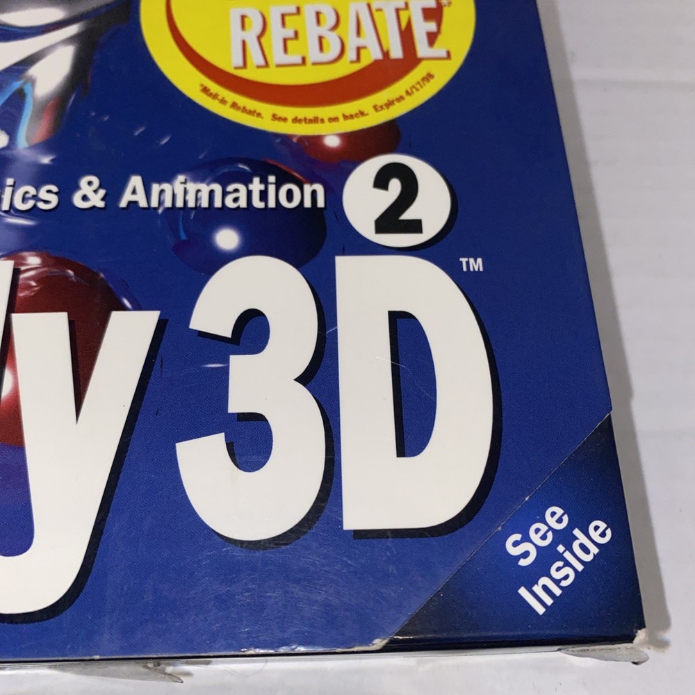 Micrografx Simply 3D 3.0 1997 Software Vintage Complete in Box EUC