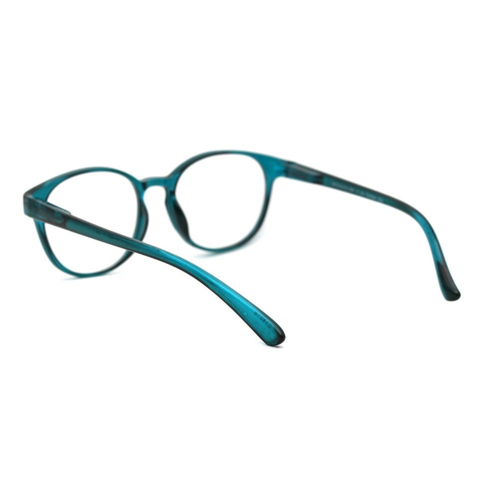 Classic Unisex Round Keyhole Plastic Reading Glasses