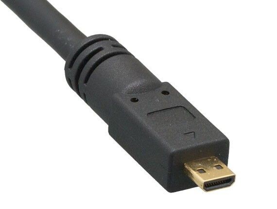 Micro-HDMI to HDMI Cable with Ethernet - 1ft / 2ft / 3ft / 6ft / 10ft / 15ft