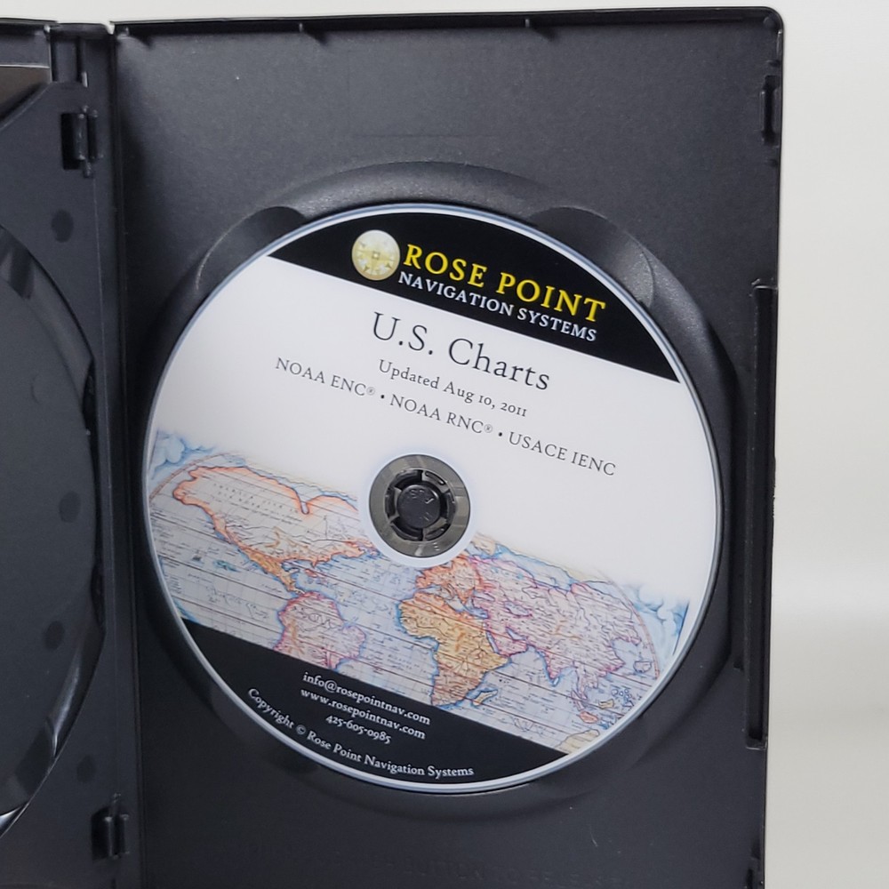 Rose Point Navigation Systems Coastal Explorer 2011 PC/DVD Nav Software NO KEY