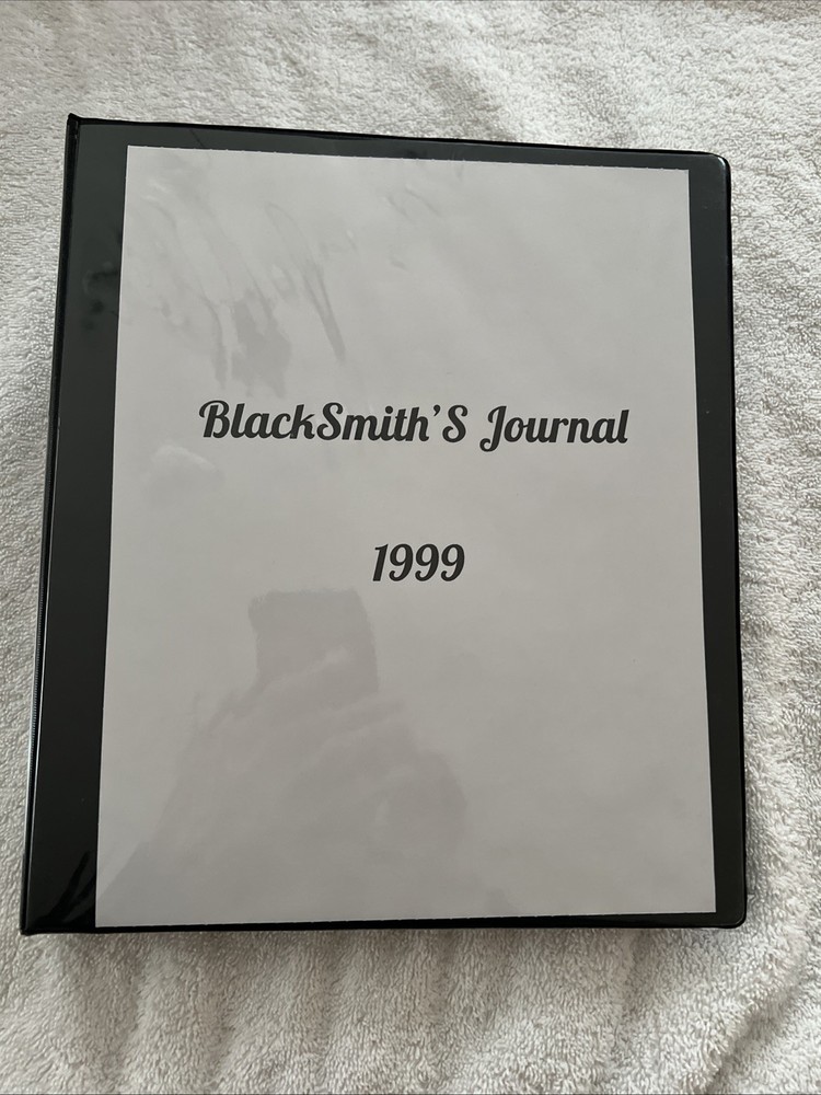 Blacksmith's Journal 1999 Complete Year Illustrated Techniques Set