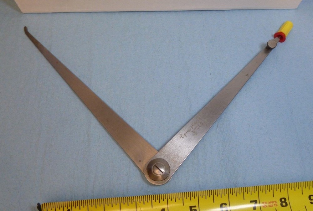 No. 14 - 4" LOCK JOINT INSIDE FLAT CALIPER Union Tool Co.