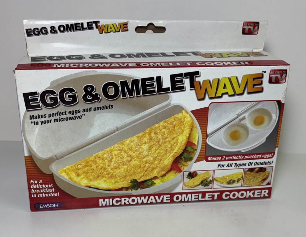 Emson Egg & Omelet Wave ~ Microwave Omelet Cooker (open box)