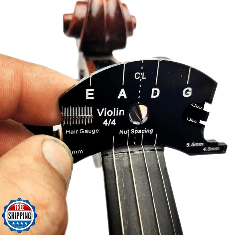 TUOREN Violin Cello Bridge Fingerboard Template Making Repair Reference Tool