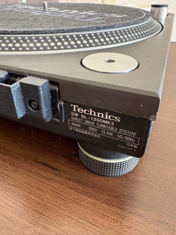 Technics SL-1200 Turntable DJ Turntable Quartz Direct Drive Black Tested Working