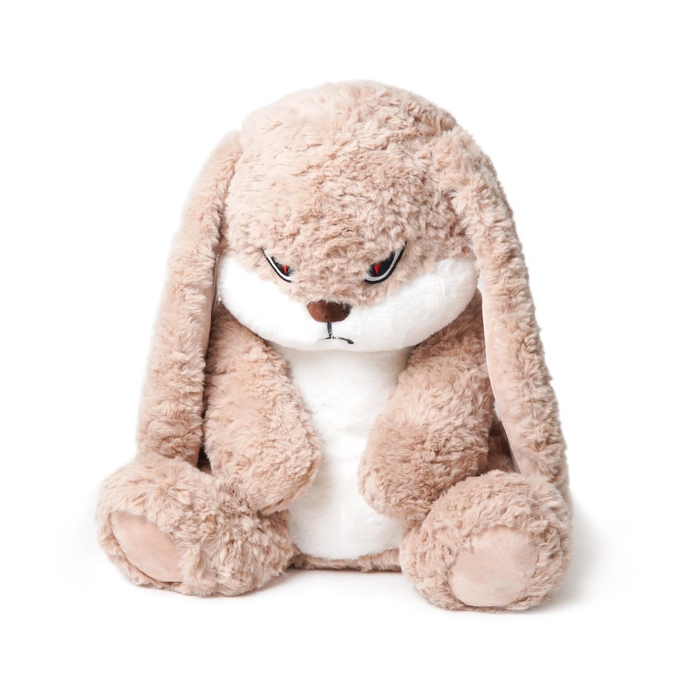 Grumpy Bunny Stuffed Animal, 19.6" Plush Rabbit Stuffed Animals with Floppy E...