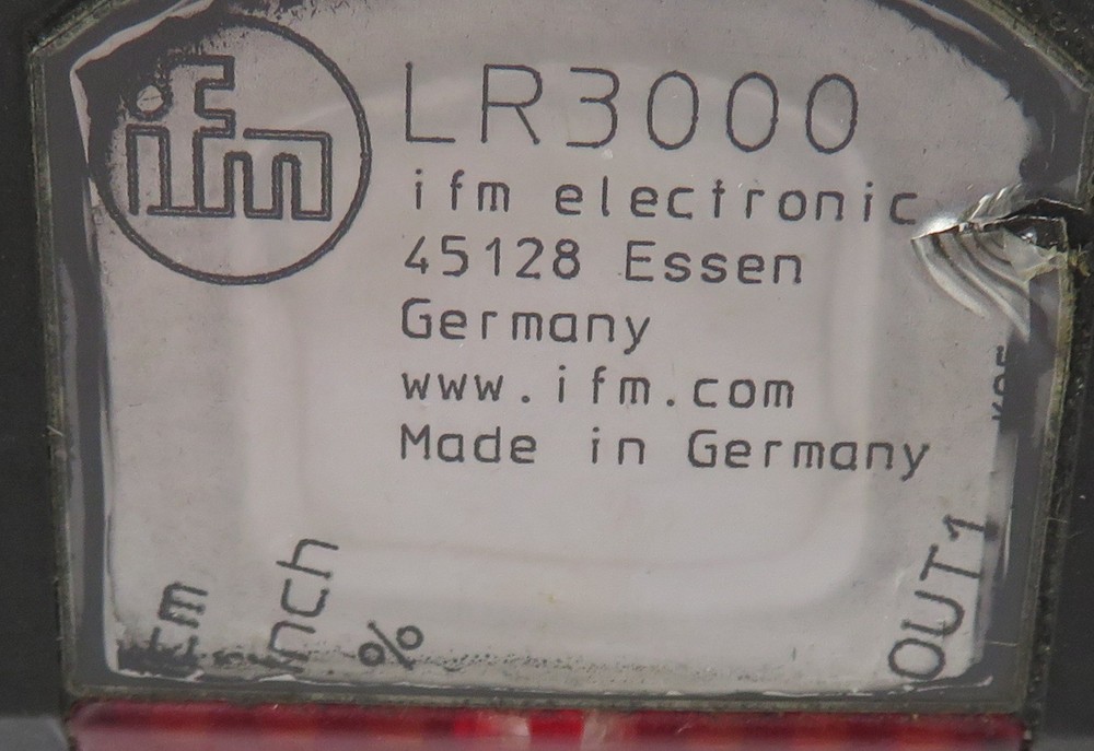 IFM IO-Link Continuous Level Sensor LR3000 Level Sensor G 3/4 NO/NC PNP