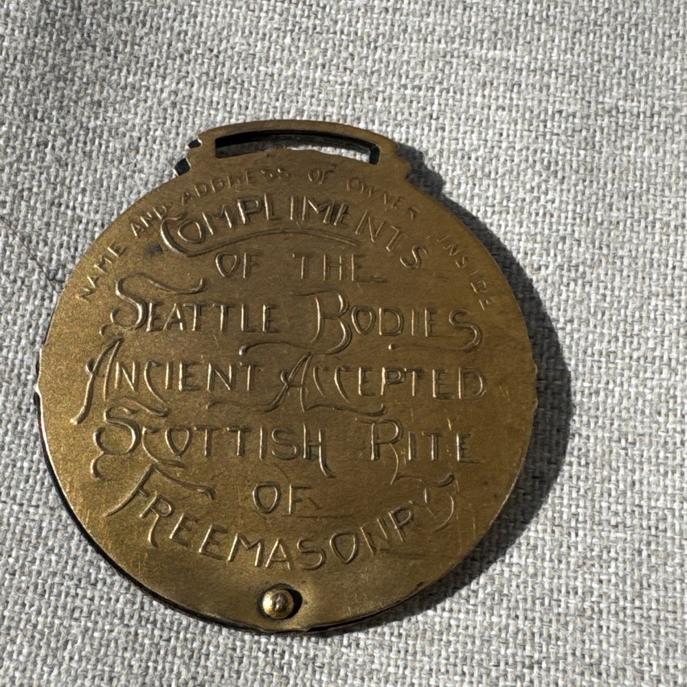 32nd Degree Masonic Double Eagle Pendant Seattle as