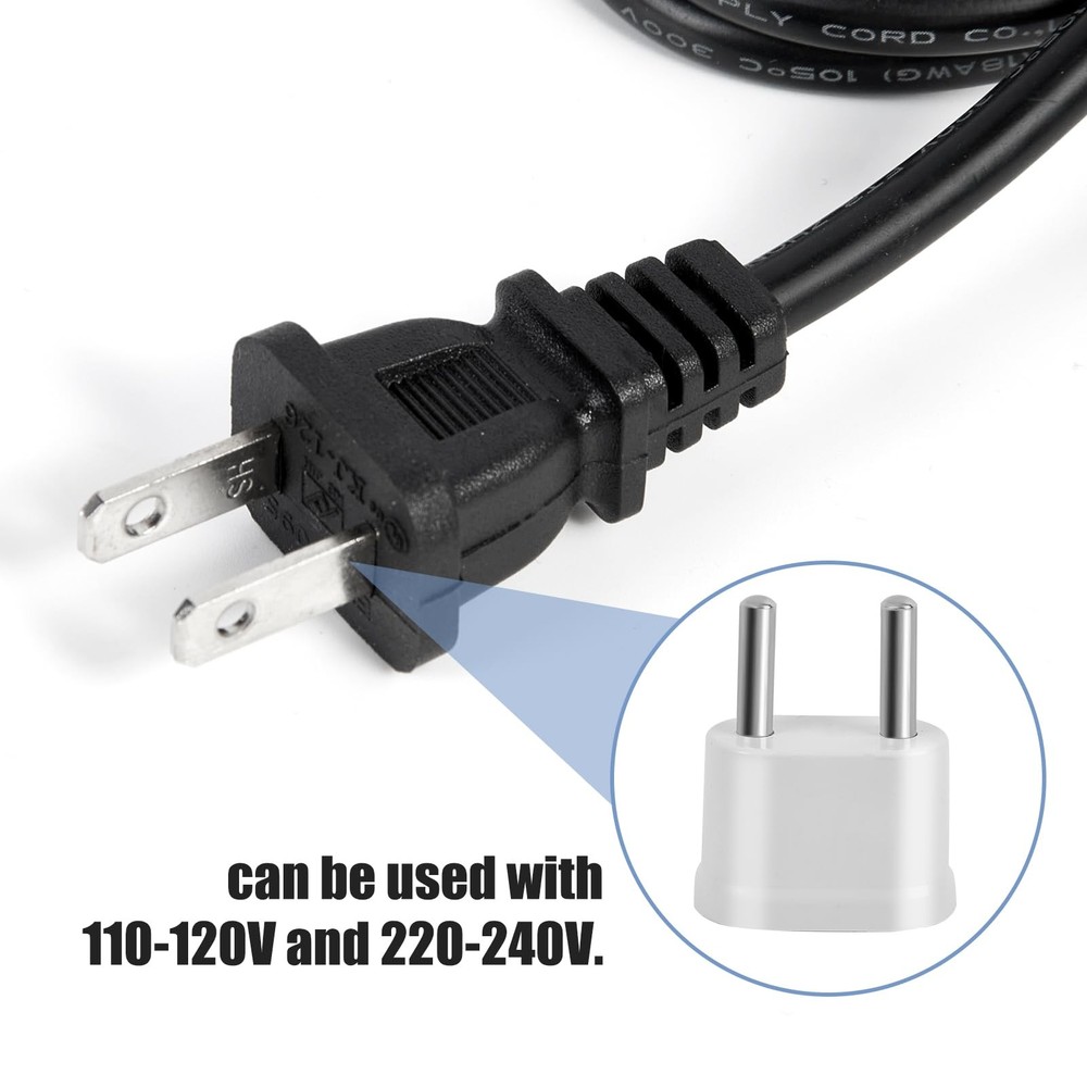 110V-240V Dual Voltage Portable Cup Immersion Heater, Travel Essential for Bo...