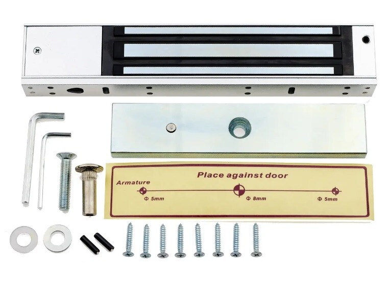 RFID Access Control System Kit with keypad Electromagnetic lock Kit 300kg/660lbs