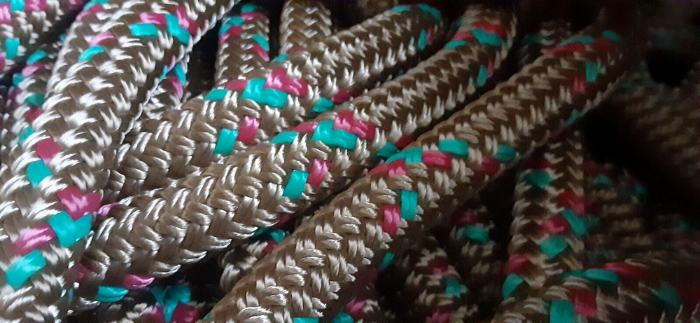 9/16 x 100 ft. Double Braid-Yacht Braid Polyester Rope. Premium