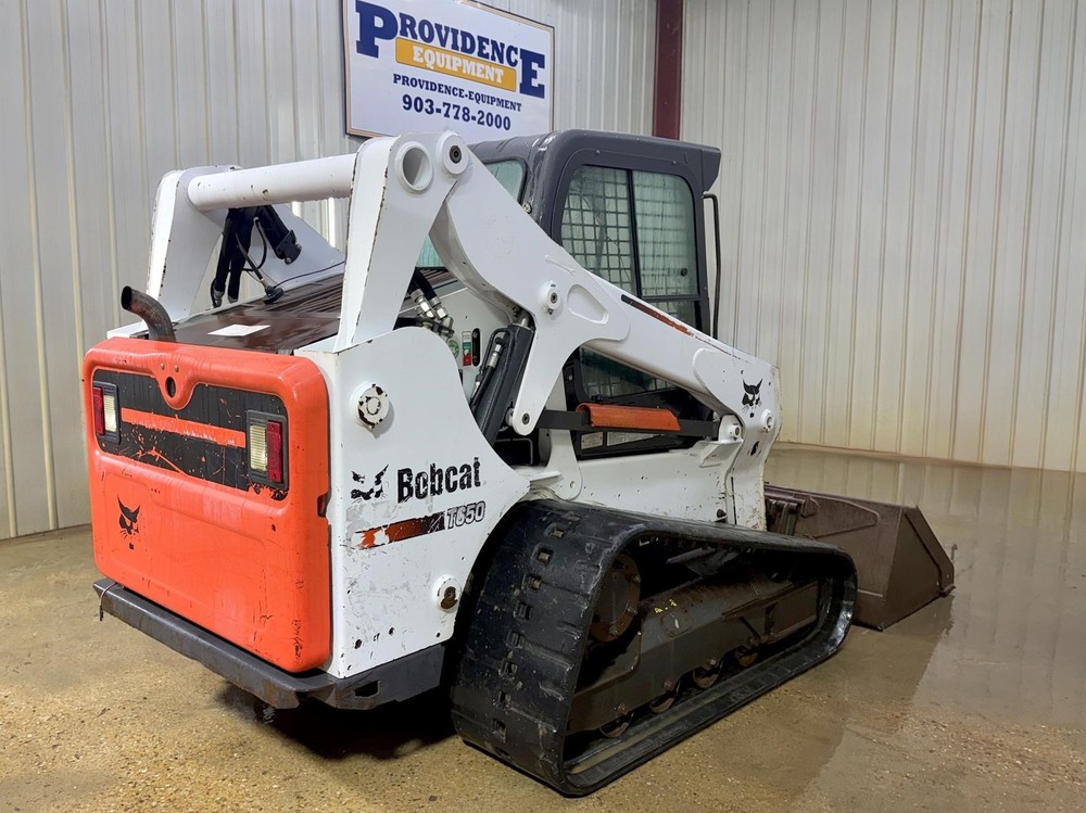 2016 BOBCAT T650 STANDARD FLOW CAB SKID STEER TRACK LOADER