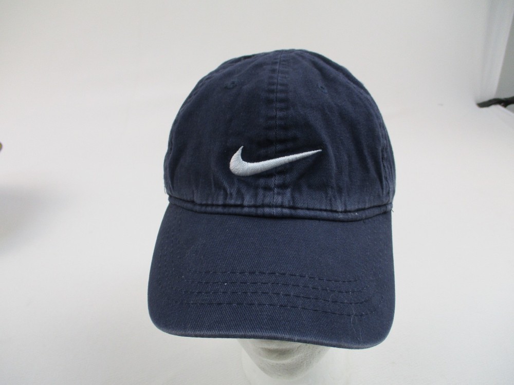 Nike Hat Cap Logo Boys One Size Adjustable Blue Strapback Child