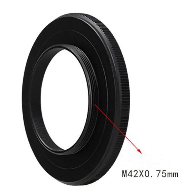 M56X0.75mm Internal Rotation T2 External Thread Photography Adapter Ring