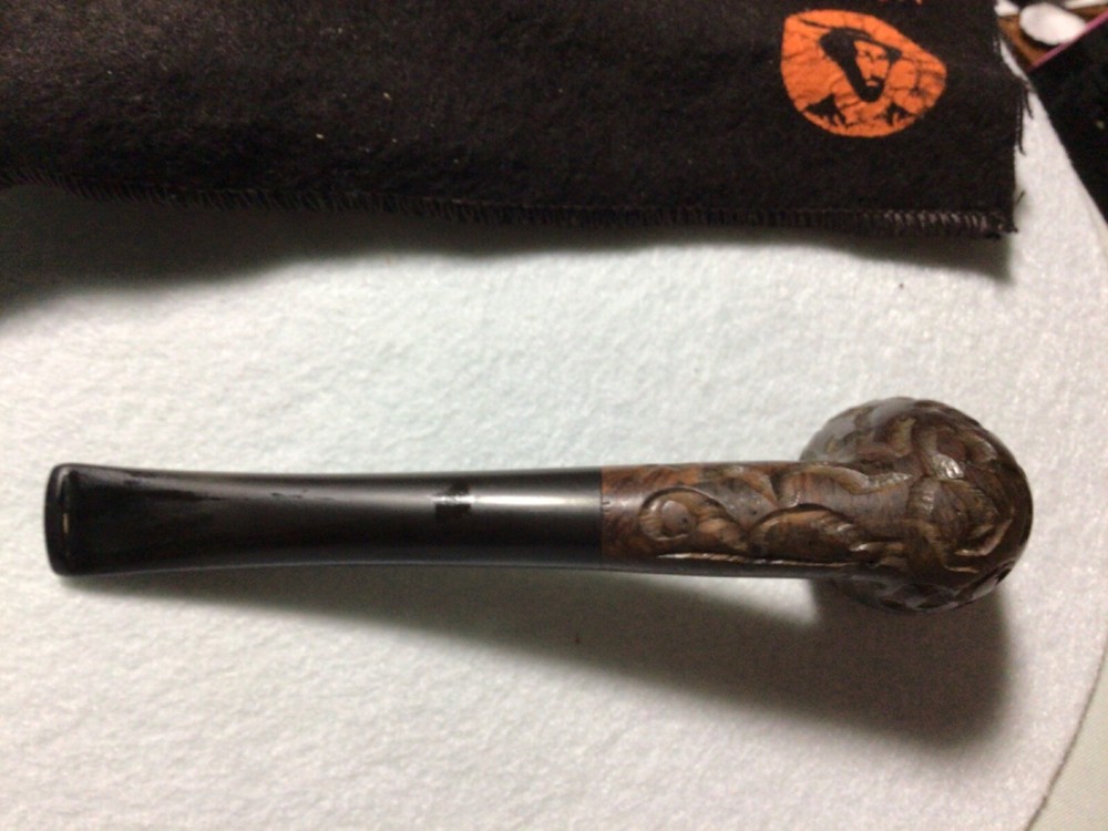 Dr Grabow Rustic Tobacco Pipe. White spade