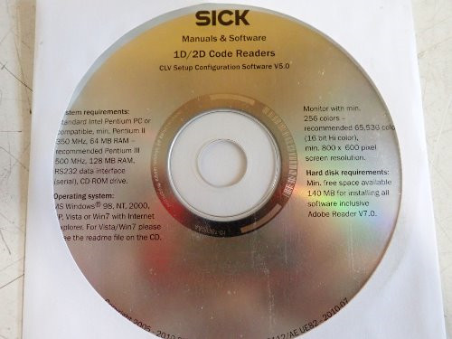 SICK ICR845-2L0020 IMAGE BASED CODE READER FLEXLENS CMOS MONO SENSOR WVGA C-MOUN