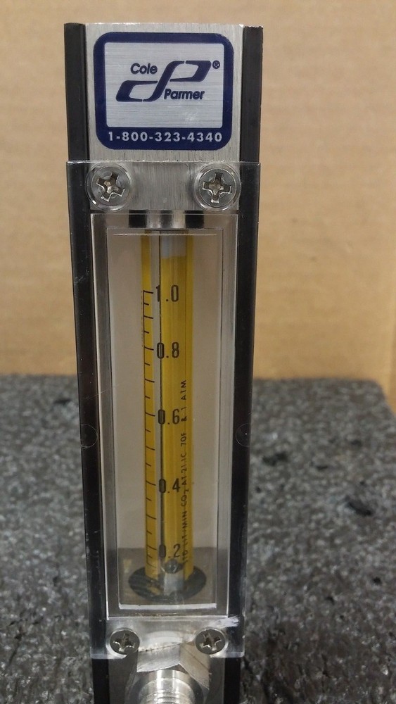 COLE PARMER PMR1-010673 0-1.0 Variable Area Flowmeter