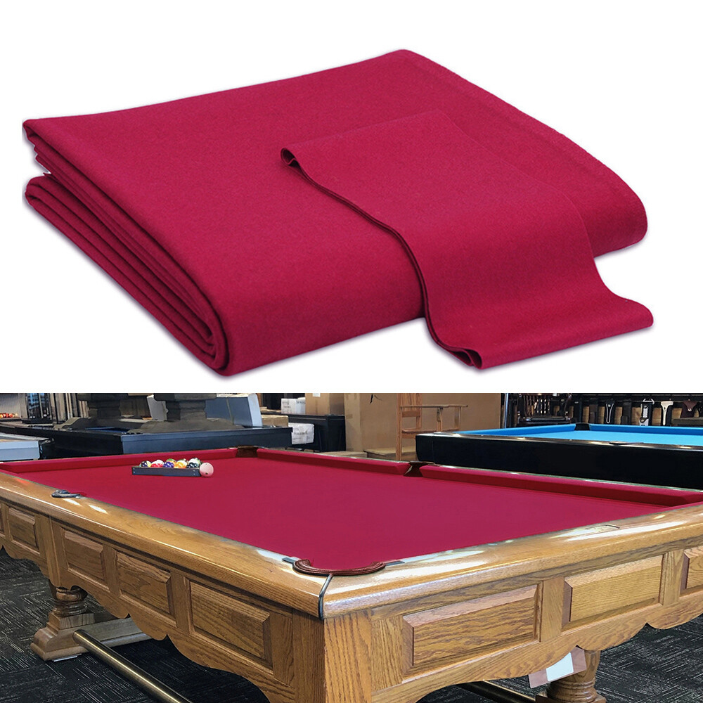 Pool Table Cloth Worsted Wool Billiard Table Felt Replacement for 7/8/9ft Table