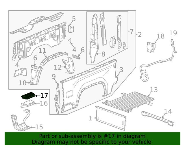 Genuine GM Step Pad 84656456