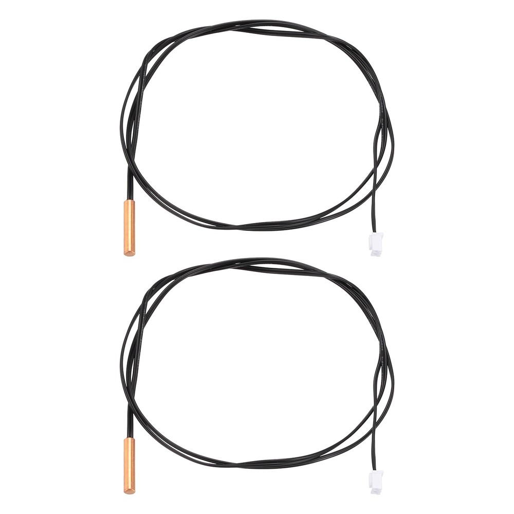 2Pcs 10K NTC Thermal Sensor Probe, 39.4" Cylindrical Sensitive Temp Sensor