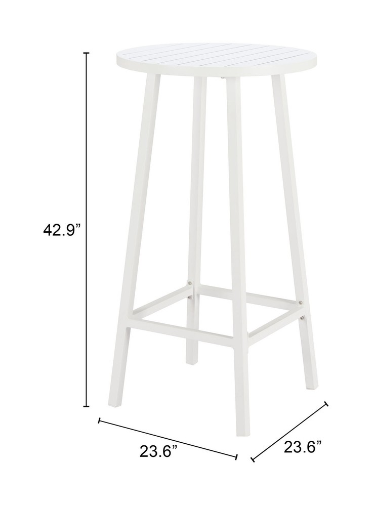 Ren Bar Table White Indoor