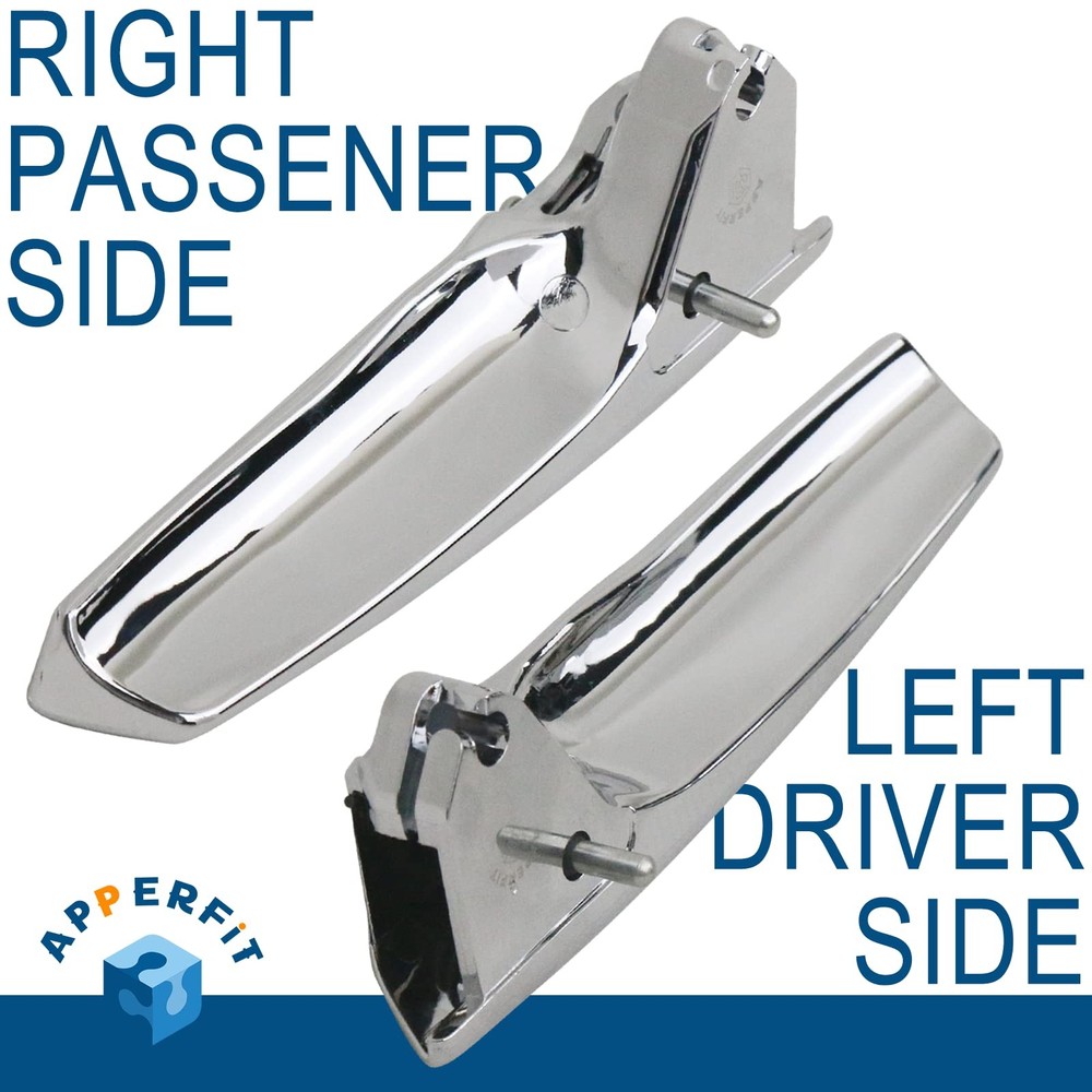 APPERFiT Interior Door Handle Lever for M2, Chrome Handle-2pcs