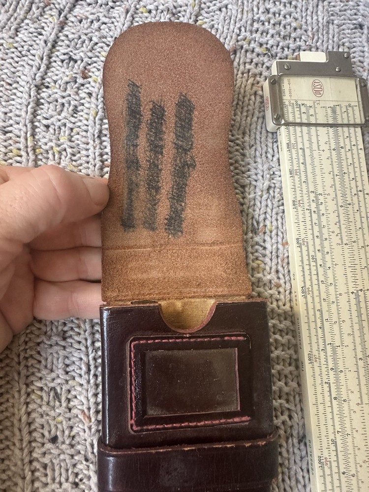 Post Versalog 1460 Slide Rule with Case- Good Condition