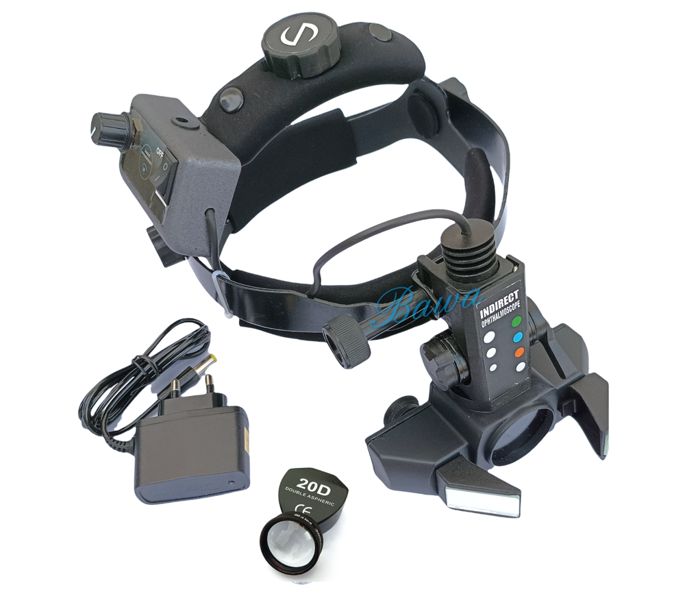Binocular Indirect Ophthalmoscope Wireless & Rechargeable With 20D Lens