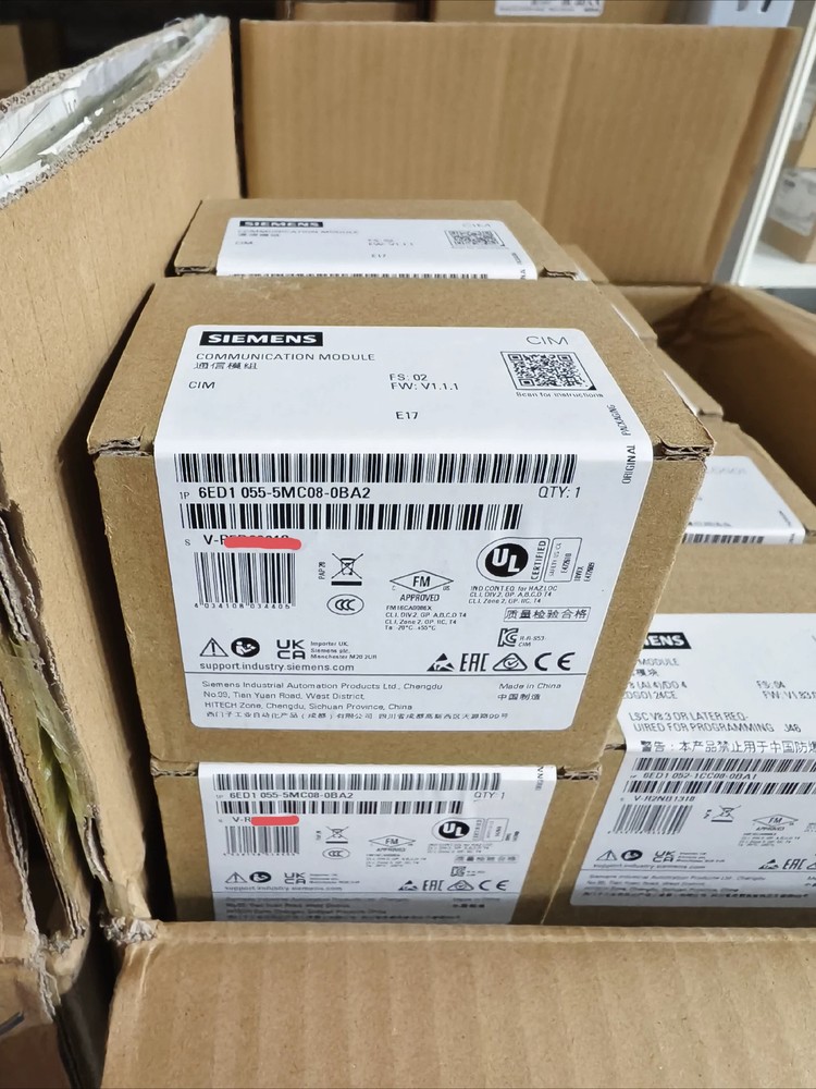 1pcs Siemens 6ED1 055-5MC08-0BA2 Communication Module 6ED1055-5MC08-0BA2