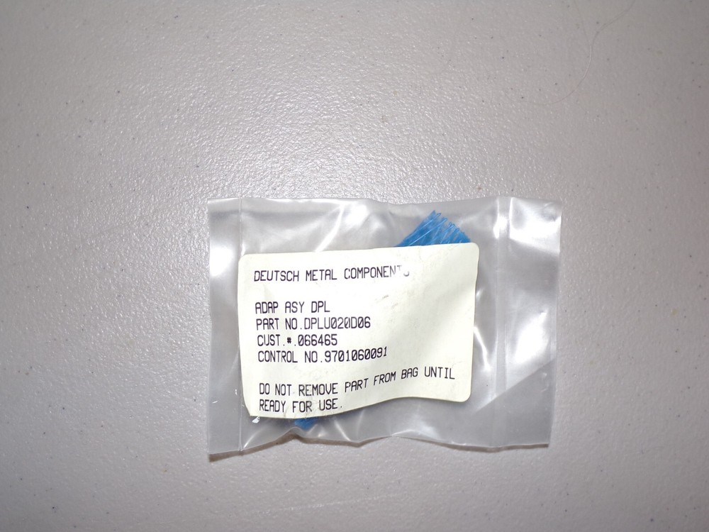 Deutsch Connector Adapter DPLU020D06