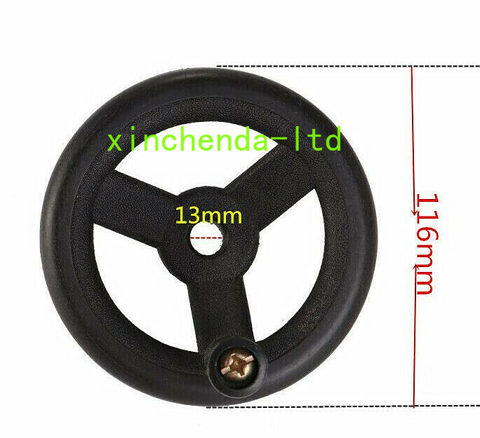 1pc/1set Bridgeport Milling Machine Feed Plastic Hand Wheel & 2x Reverse Knob