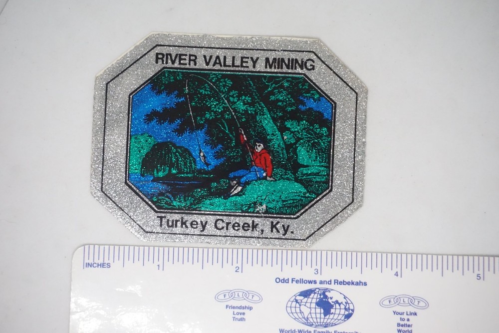 River Valley Mining Sticker Turkey Creek Ky Glitter Mining