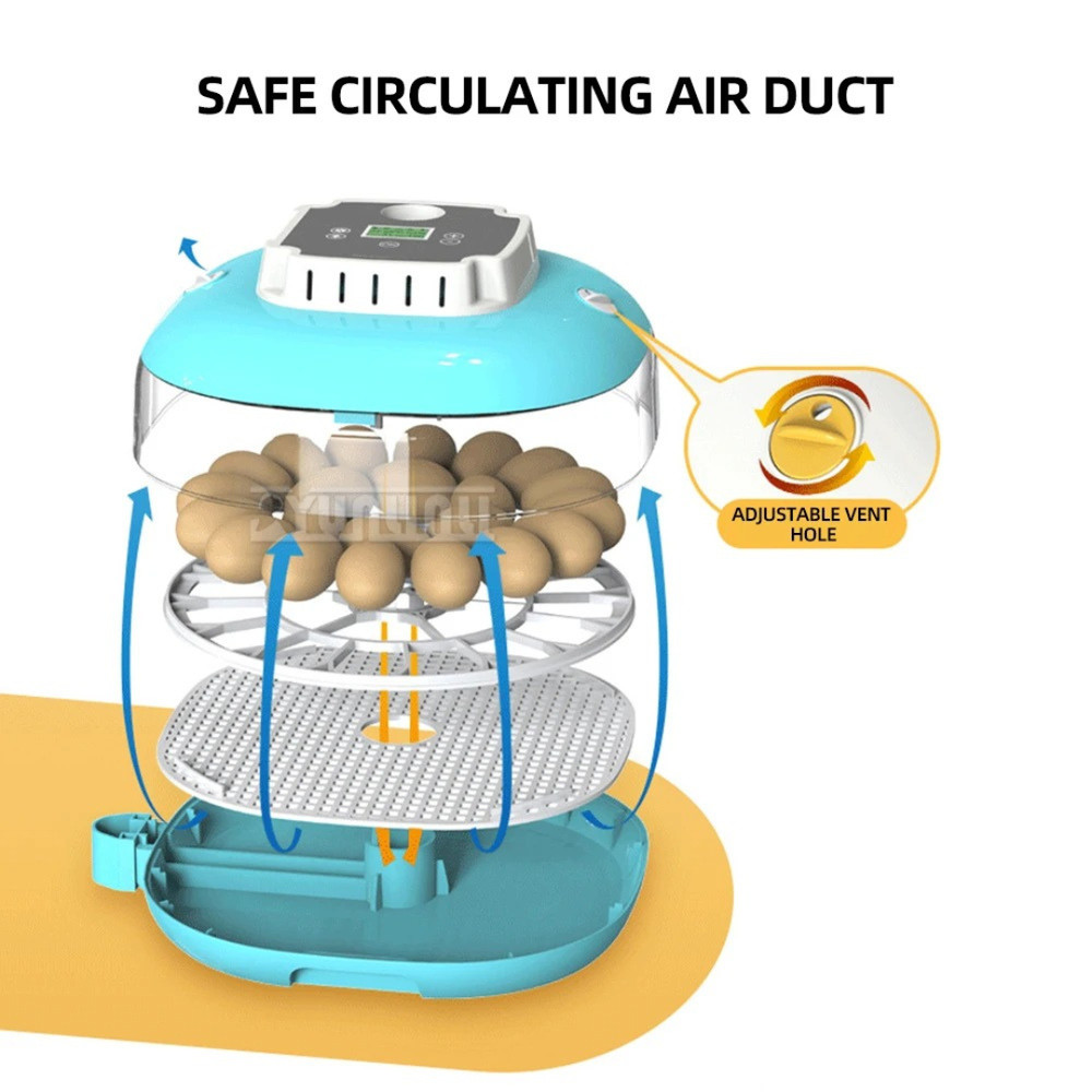 22 Egg Incubator Digital Poultry Hatcher Machine with Automatic Egg Turning