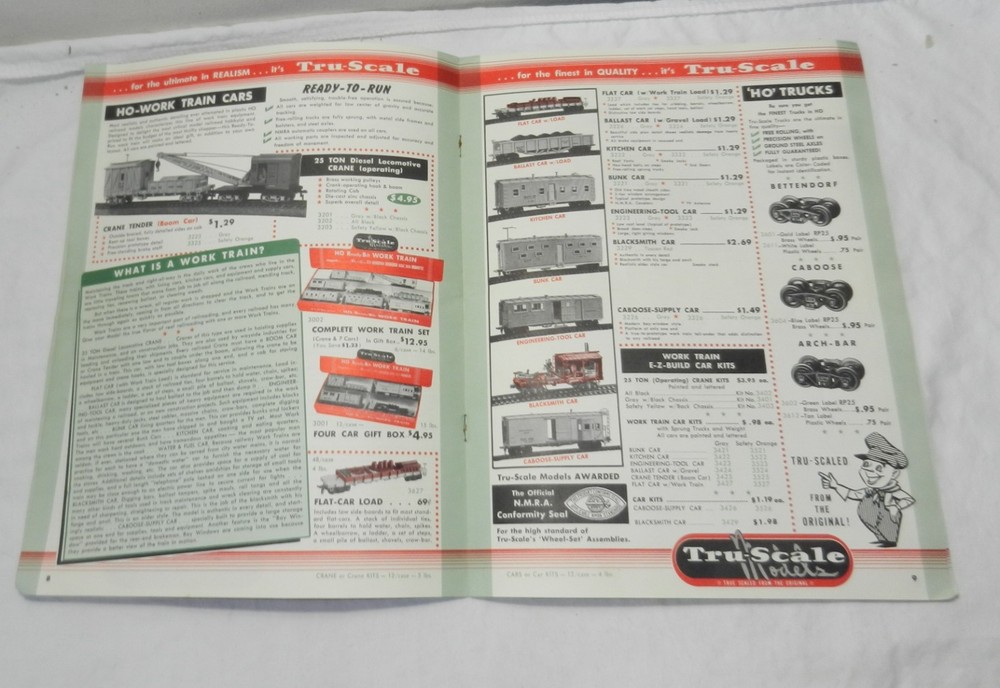 HO Tru-Scale Models Catalog 1966 Track, Structures, Scenery